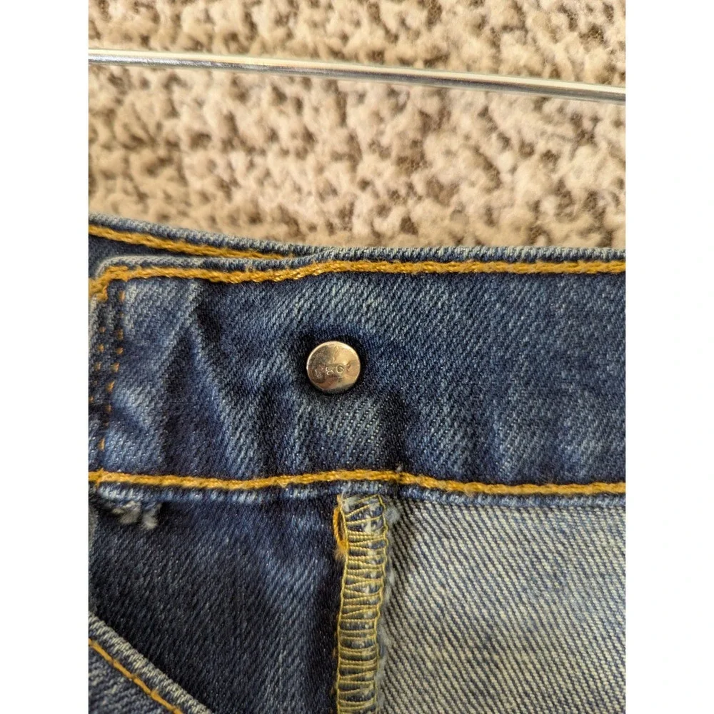 Levis 559 Men's Jeans Size 38×30‎ Blue Relaxed Straight Wide Leg Altered Read